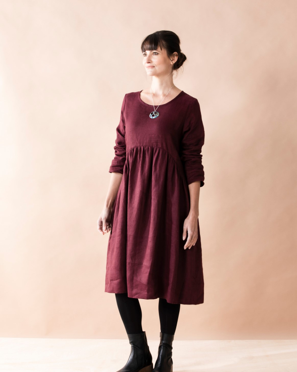 Curved Bodice Dress