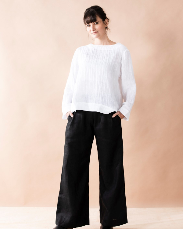 Linen Pleat Pant