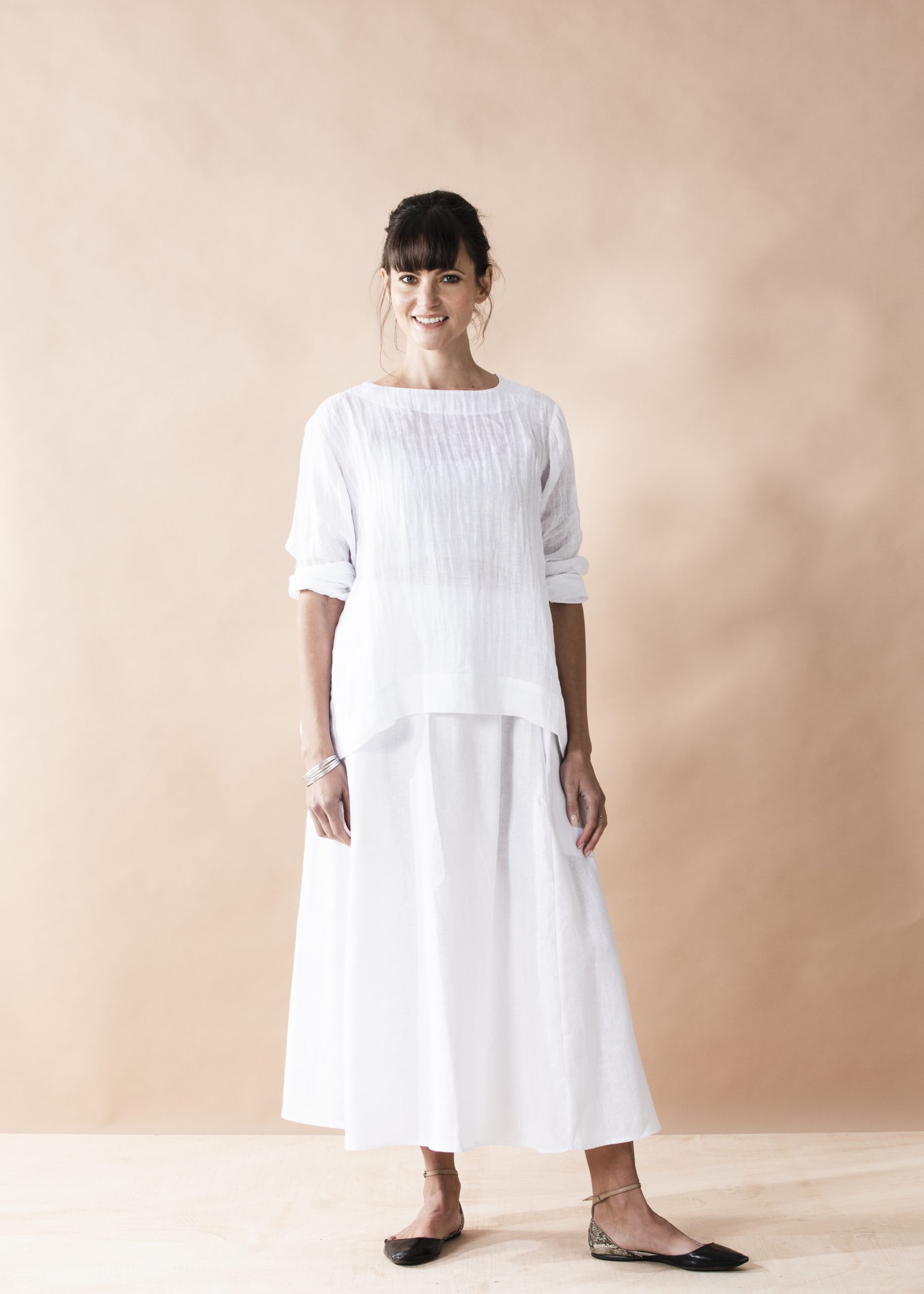 Linen Maxi Skirt - Image 3