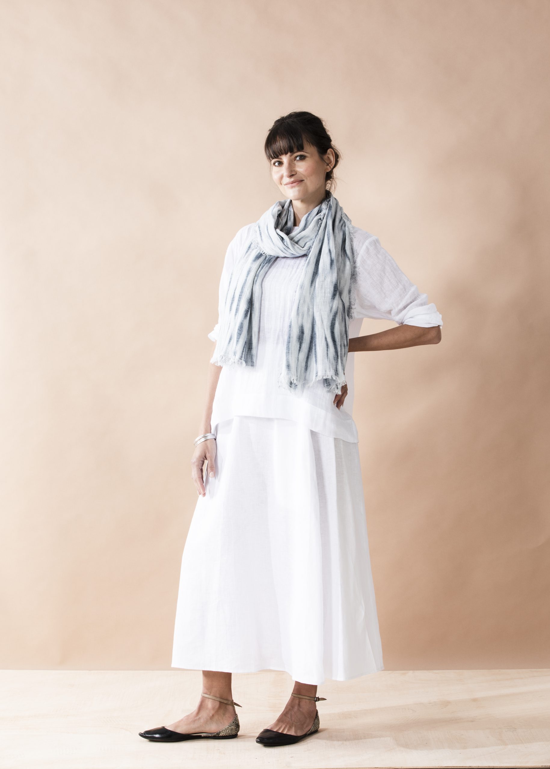 Linen Maxi Skirt - Image 2
