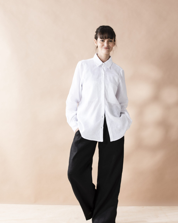 Linen Boyfriend Shirt