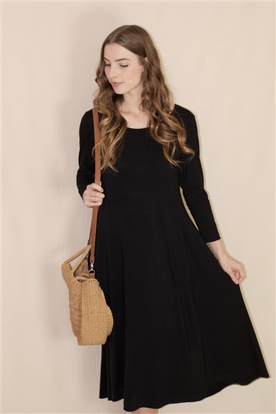 Bamboo Maxi Swing Dress