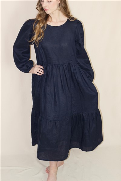 Linen Maxi Dress