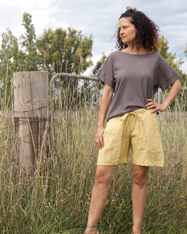 Hemp Blend Box Cut Top