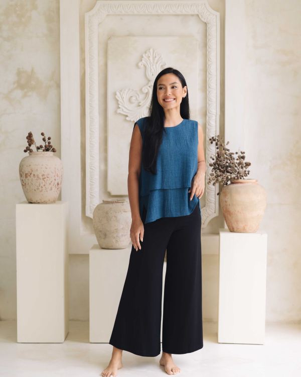 Bamboo Wide Flared Pants