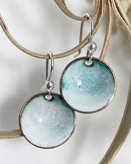 White Marble Everyday Earrings